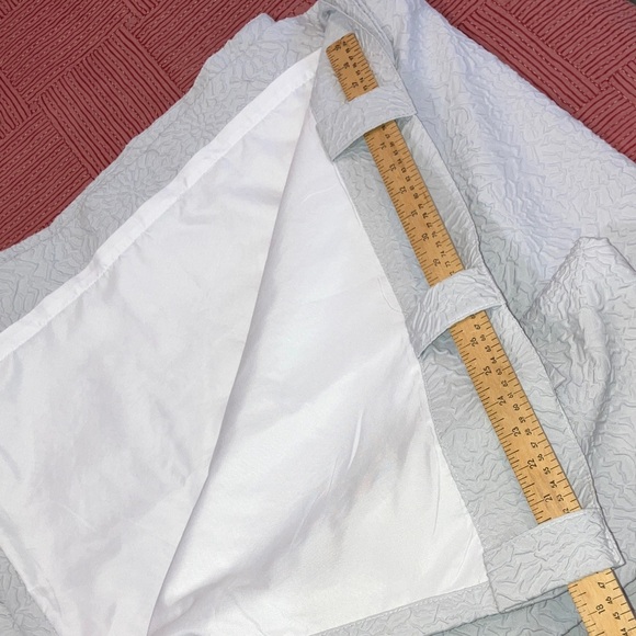 DKNY Textured lined long 2 curtain panels - bright cloud ombré  (light grey) - Picture 5 of 9